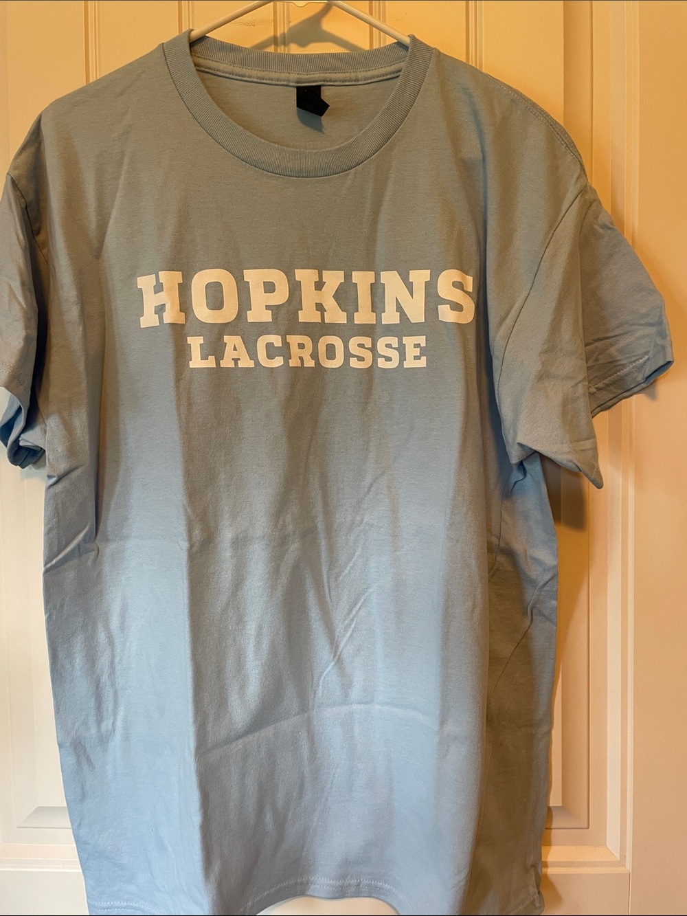 Light Blue Hopkins Lacrosse Short Sleeve Tee